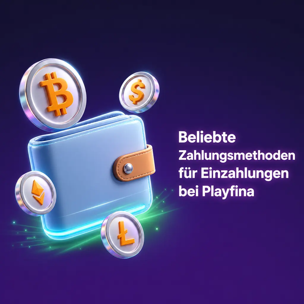 Übersicht beliebter Zahlungsmethoden bei Playfina: Skrill, Neteller, Bitcoin, Neosurf, Sofort und weitere Optionen für Einzahlungen.
