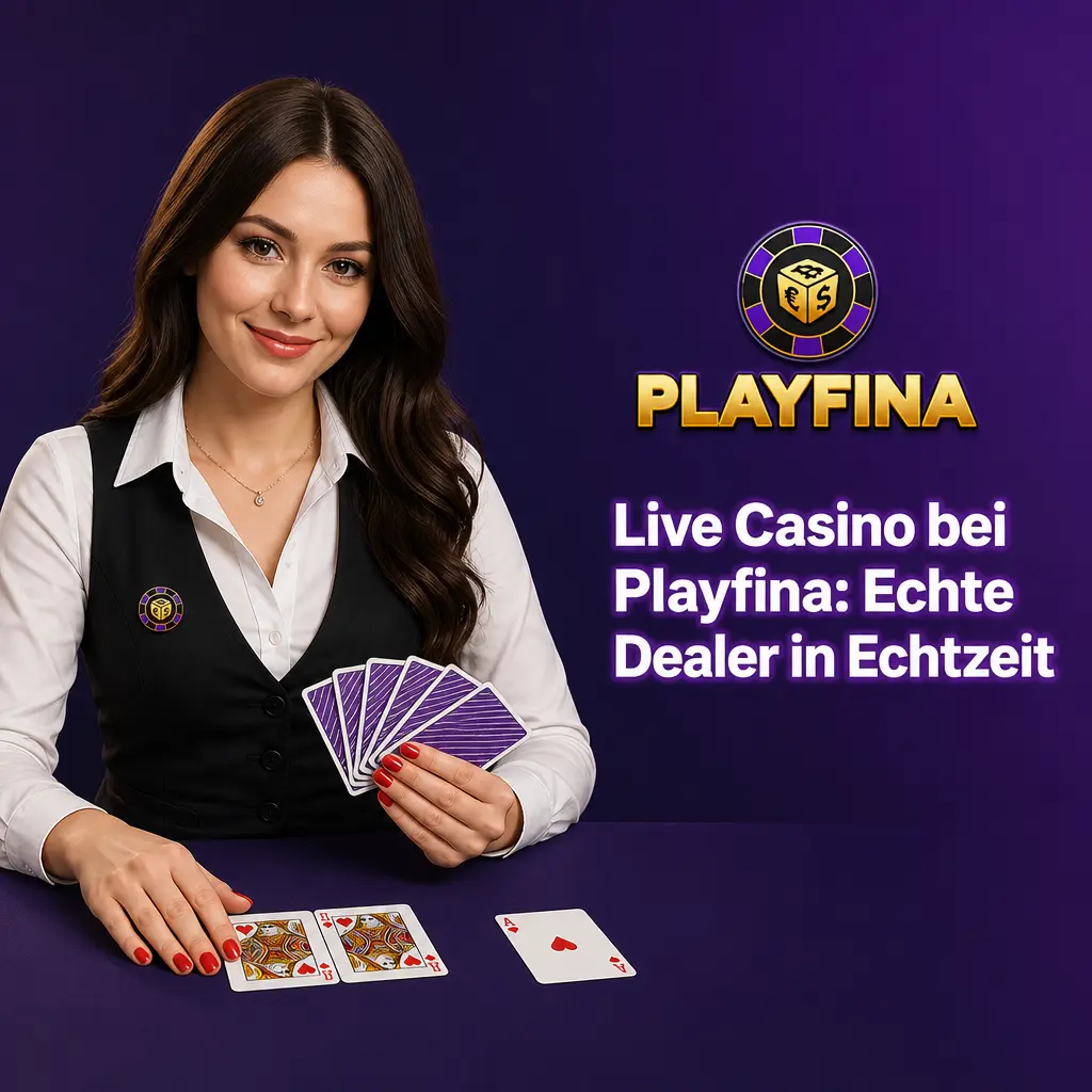 Live Casino bei Playfina: Echte Dealer aus Evolution-Studios bei Crazy Time, Lightning Roulette, Blackjack Live und mehr in Echtzeit